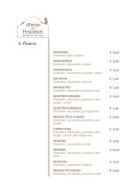 Albergo dei Pescatori Menù alla carta
