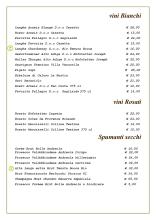 Albergo dei Pescatori Menù alla carta