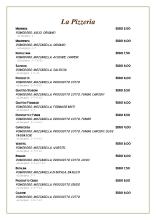Albergo dei Pescatori Menù alla carta